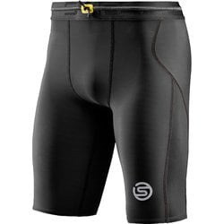 シリーズ3 メンズハーフタイツ SERIES-3 MENS HALF TIGHTS 18171340 019 ブラック Sサイズ [コンディショニングウェア タイツ メンズ]
