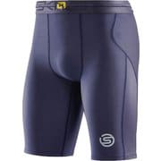 シリーズ3 メンズハーフタイツ SERIES-3 MENS HALF TIGHTS 18171340 098 ネイビー Lサイズ [コンディショニングウェア タイツ メンズ]