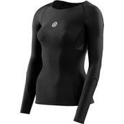 シリーズ3 ウィメンズトップスロングスリーブ SERIES-3 WOMENS TOP L/S 18221310 019 ブラック XSサイズ [コンディショニングウェア シャツ レディース]