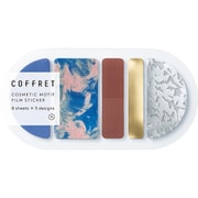 コスメモチーフシール 「コフレ」 COFFRET ROUND ホリゾンブル― COFR001