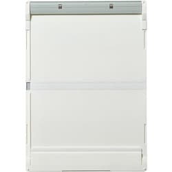 半分に折りたためるクリップボード コンパックボード 白 5785-W