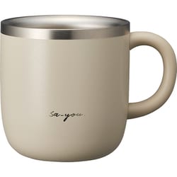 ON℃ZONE 白湯専科 マグカップ 320ml ピンクベージュ OZSM320PB