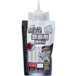 W105 [ワンタッチ 鉄部用補修材 200ml ホワイト]