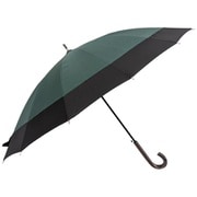 長傘 型押し切継 55cm ジャンプ式 16本骨 グリーン 36090