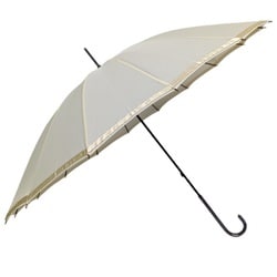 長傘 サテンテープ 55cm 手開き式 16本骨 イエロー 31740