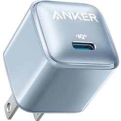 USB急速充電器 Anker Nano Charger 20W USB PD（パワーデリバリー）対応 USB-C×1 超コンパクト グレイッシュブルー A2637NG6