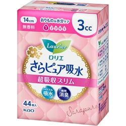 ロリエ さらピュア吸水 超吸収スリム 3cc 無香料 44枚 [吸水ライナー]