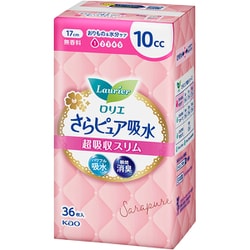 ロリエ さらピュア吸水 超吸収スリム 10cc 無香料 36枚 [吸水ライナー]