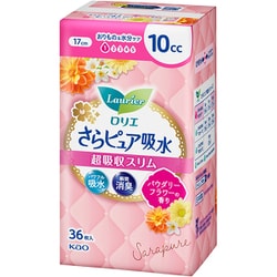ロリエ さらピュア吸水 超吸収スリム 10cc パウダリーフラワーの香り 36枚 [吸水ライナー]