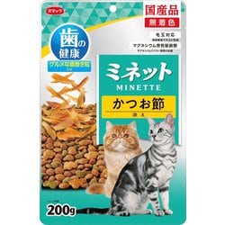 ミネット 歯の健康 かつお節添え [猫用 ドライフード 200g 総合栄養食]