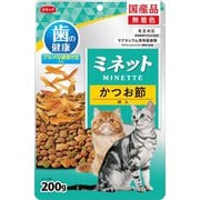 ミネット 歯の健康 かつお節添え [猫用 ドライフード 200g 総合栄養食]