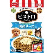 ビストロ フリーズドライ 国産 チーズ添え 140g×4袋 [犬用 ドライフード 560g 成犬用総合栄養食]