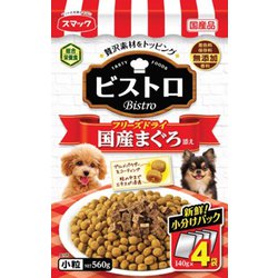 ビストロ フリーズドライ 国産 まぐろ添え 140g×4袋 [犬用 ドライフード 560g 成犬用総合栄養食]