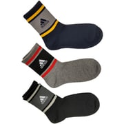 adidas3Pカジュアル丈 アソート 23-25cm 123-23B9