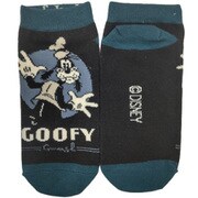 301-23Q7 [Disney D100モノクログーフィー Women Size グーフィー スニーカー丈ソックス グリーン 23/25]