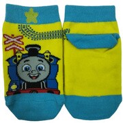 171-23A0 [トーマス 2D線路柄 Kids Size スニーカー丈ソックス イエロー 13/19]