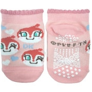 1872-3U2 [アンパンマン ギッシリ柄 Kids Size ドキンちゃん スニーカー丈ソックス ピンク 9/14]
