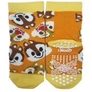 1042-3F1 [チップ＆デール フロント クルー丈 Kids Size オレンジ 9/14]