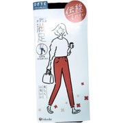 満足 伝線しにくい 口ゴムゆったりタイプ ノンランショートストッキング ブラック ひざ下丈 22-25cm 1足入り 340-1111