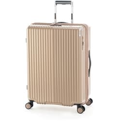 スーツケース Solid knight ハード 旅行日数目安：5～7泊 75（+11）L 拡張機能付き 日本製 10年保証付き ALI-075-24W マットシャンパン