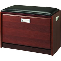 ベンチ式シューズラック ブラウン 60cm TAN-816-60（BR）