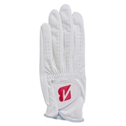 GLG12CRD26 [ゴルフグローブ ブリヂストンゴルフ TOUR GLOVE（ツアーグローブ） カラーマークモデル 左手用 26cm ホワイト/レッド]