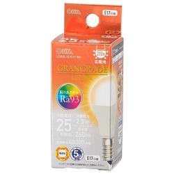LED電球 PS形E17 25形相当 電球色 LDA2L-G-E17 RA