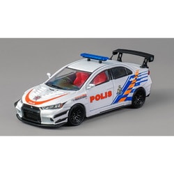 CM64-EVOX-15 1/64 三菱 ランサー エボリューション X 警察車両 [ダイキャストミニカー]