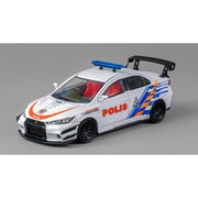 CM64-EVOX-15 1/64 三菱 ランサー エボリューション X 警察車両 [ダイキャストミニカー]