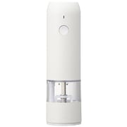 充電式 電動ミル ライト付き ソルト＆ペッパー 白 COK-PSM003-W