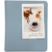 チェキアルバム 表紙1枚＋56枚収納 ポラロイドアルバム ミニ （For instax mini） スカイブルー