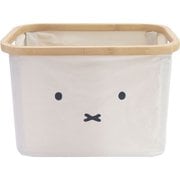 MIFFY(ミッフィー) バンブーバスケット 顔だけミッフィー