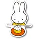 MIF025 miffy ダイカットミニステッカー ケーキ