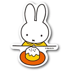 MIF025 miffy ダイカットミニステッカー ケーキ
