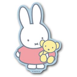 MIF033 miffy ダイカットミニステッカー ミッフィー＆クマチャン
