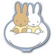 MIF035 miffy ダイカットミニステッカー 雲パステル