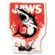 JWS011ジョーズ ダイカットミニステッカー JAWS船炎上