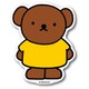 MIF047 miffy ダイカットステッカー ボリス