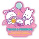 TAM004 タマ＆フレンズ ダイカットステッカー ポチ＆バイキンくん
