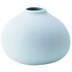 花瓶 AYAフラワーベース ラウンド 陶器 ブルー T-951378