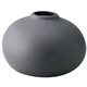 花瓶 AYAフラワーベース ラウンド 陶器 ブラック T-956458