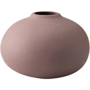 T-956472 [花瓶 AYAフラワーベース ラウンド 陶器 ブラウン]