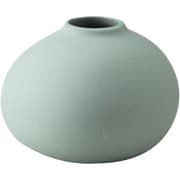 T-956489 [花瓶 AYAフラワーベース ラウンド 陶器 ピーコックグリーン]