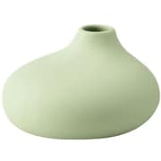 T-956557 [花瓶 AYAフラワーベース フラット 陶器 グリーン]