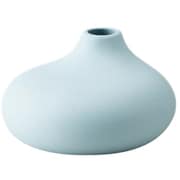 T-956564 [花瓶 AYAフラワーベース フラット 陶器 ブルー]