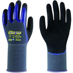 CJ-568-9L [トワロン ニトリルゴム背抜き手袋 ActivGrip CJ-568 9/L]