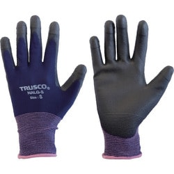 NALG-S [TRUSCO 5本指先補強 ウレタン背抜き手袋 S]
