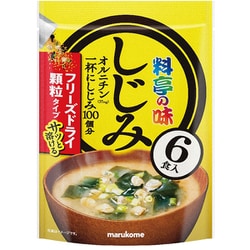 お徳用フリーズドライ顆粒みそ汁 料亭の味しじみ 6食