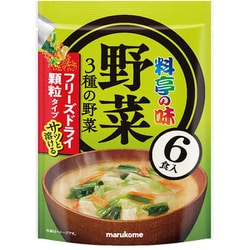 お徳用フリーズドライ顆粒みそ汁 料亭の味野菜 6食