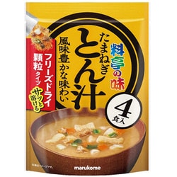 お徳用フリーズドライ顆粒みそ汁 料亭の味たまねぎとん汁 4食